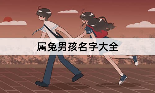 属兔男孩名字大全