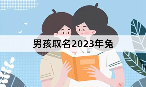 男孩取名2023年兔