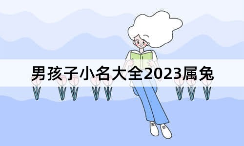 男孩子小名大全2023属兔