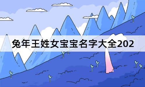 兔年王姓女宝宝名字大全2023有寓意